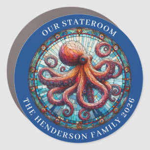 Cruise Octopus Decor Door Personalized Magnet