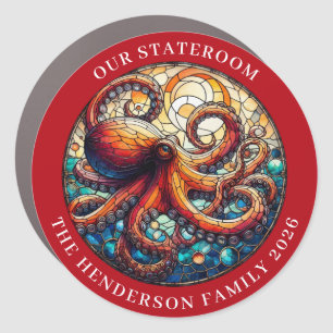 Cruise Octopus Decor Door Personalized Magnet