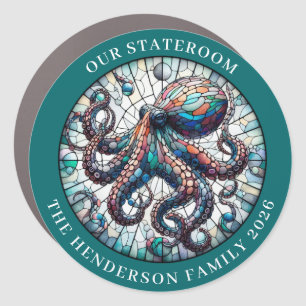 Cruise Octopus Decor Door Personalized Magnet