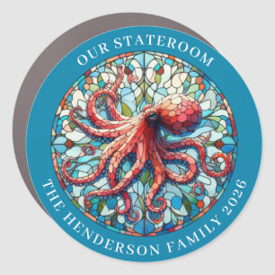 Cruise Octopus Decor Door Personalized Magnet