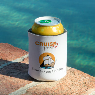Cruise Party 40 Birthday Party Can Cooler