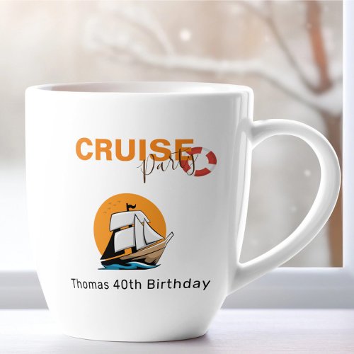 Cruise Party 40 Birthday Party Coffee Mug