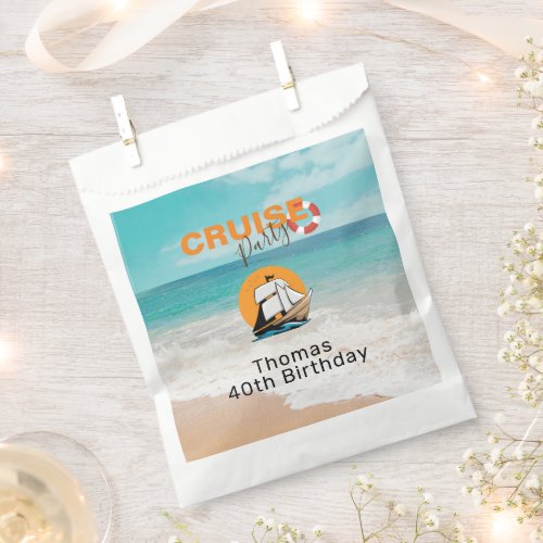 Cruise Party 40 Birthday Party Favor Bag