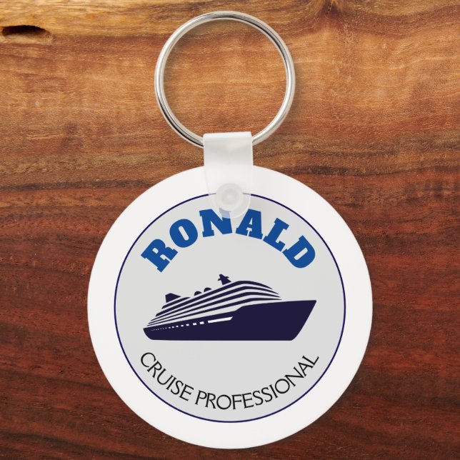 Cruise Professional Key Chain Mug Name Gift  (Front)