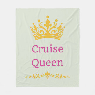 Cruise Queen Fleece Blanket