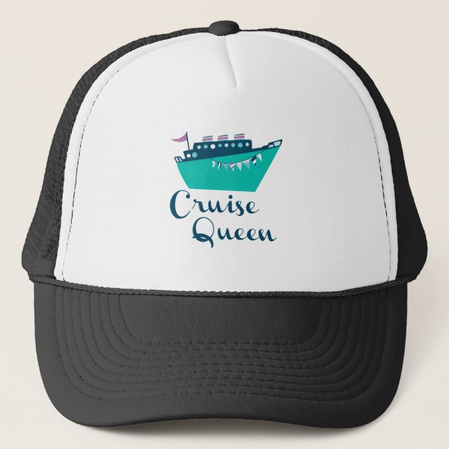 Cruise Queen Trucker Hat (Front)