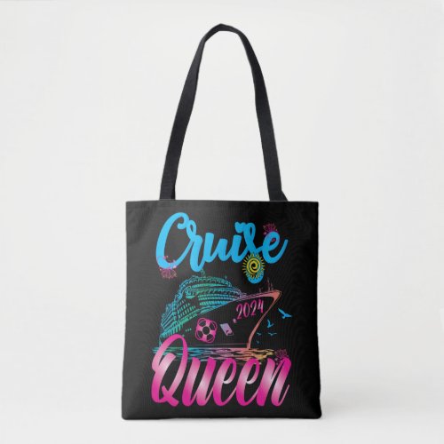 Cruise Queen Vacation 2024 Ship Vacation Cruise Tote Bag