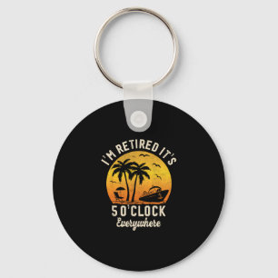 Cruise Retirement Cruising Summer Retired 2025 Ret Keychain