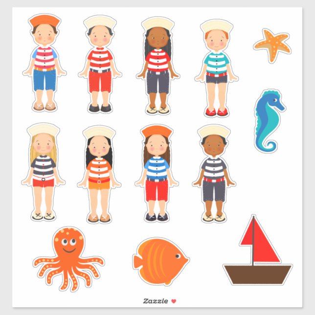 CRUISE SAILORS STICKER (Sheet)