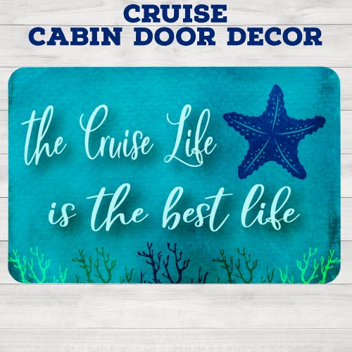 Cruise Sea Life Cabin Stateroom Door Marker Magnet