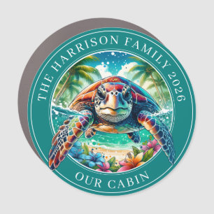 Cruise Sea Turtle Decor Door Personalized Magnet