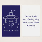 Cruise ship (Front & Back)