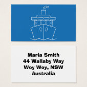 Cruise ship (Front & Back)