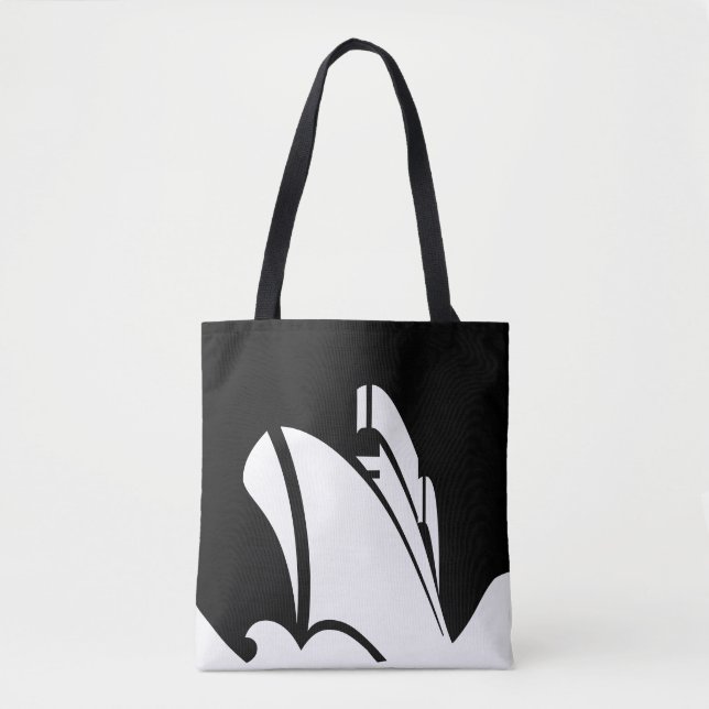Cruise Ship All-Over-Print Tote Bag (Front)