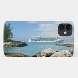 Cruise Ship at CocoCay iPhone 11 Case