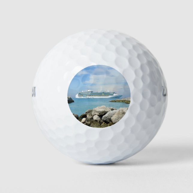 Cruise Ship at CocoCay Golf Balls (Front)