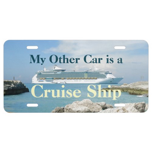 Cruise Ship at CocoCay Other Car License Plate