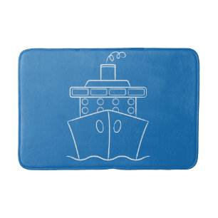 Cruise ship bath mat