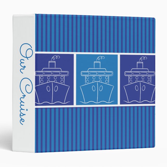 Cruise ship binder (Front/Spine)