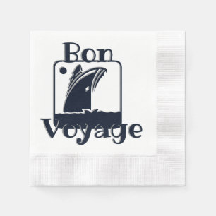 Cruise Ship Bon Voyage Napkins