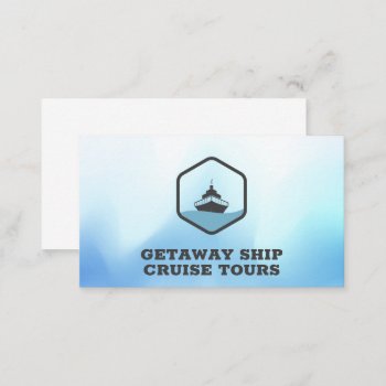 Cruise Ship Business Card by lovely_businesscards at Zazzle
