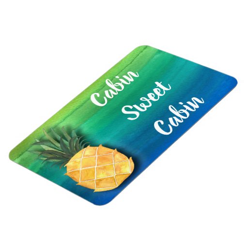 Cruise Ship Cabin Door Sign Pineapple Zazzle