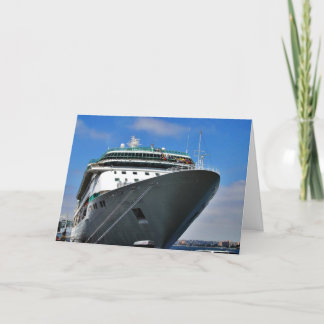 Cruise Ship Card