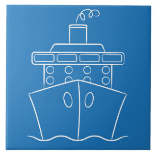 Cruise ship ceramic tile