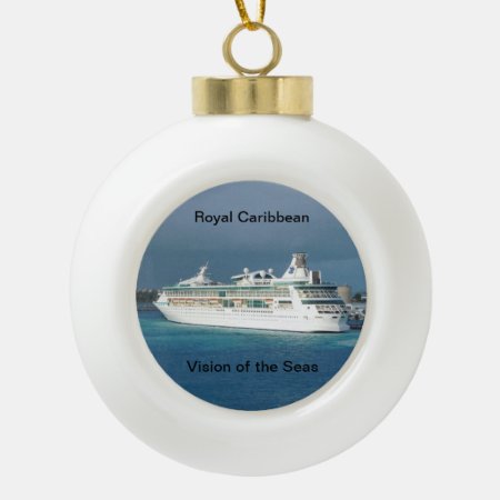 Cruise Ship Christmas Ornament