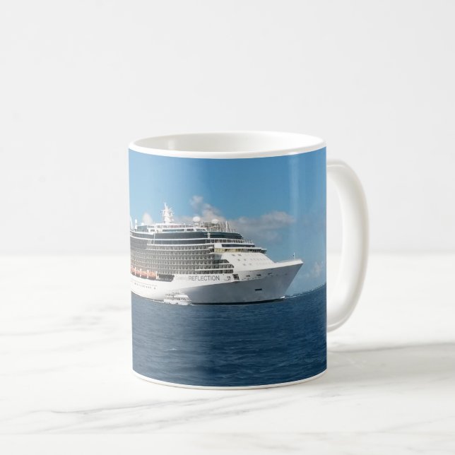 Cruise Ship Coffee Mug (Front Right)