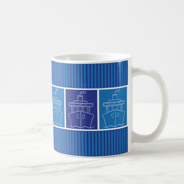Cruise ship coffee mug (Right)