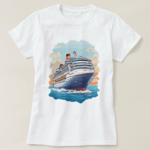 Cruise ship colorful T-Shirt