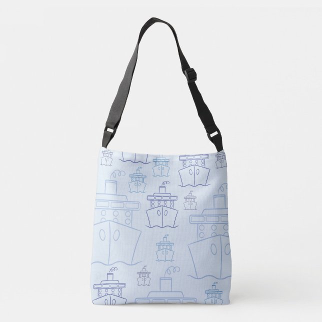 Cruise ship crossbody bag (Back)