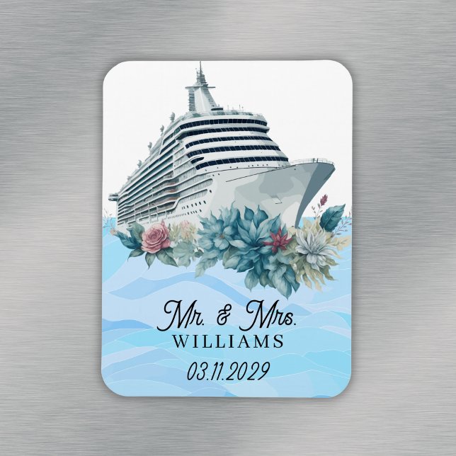 Cruise Ship Custom Wedding Favors Keepsake Magnet (Cruise Ship Custom Wedding Favors Keepsake Magnet)