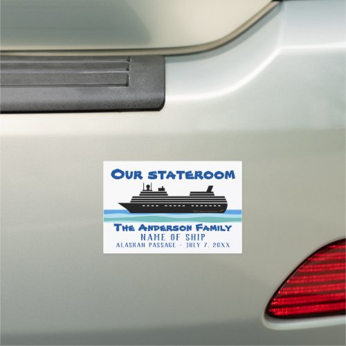 Cruise Ship Customized Room Stateroom Door Marker Car Magnet