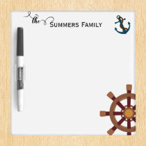 Cruise Ship Door Marker Family Custom Dry Erase Board
