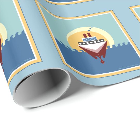 cruise ship wrapping paper