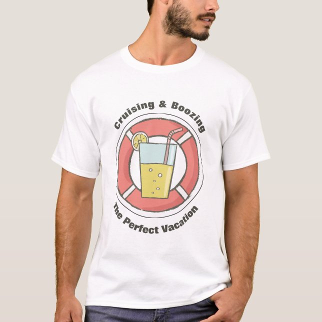 Cruise Ship Humor Funny Nautical T-Shirt (Front)