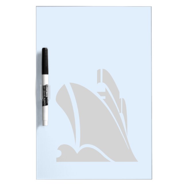 Cruise Ship Icon Dry-Erase Board (Front)
