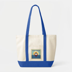 Cruise Ship in the Sunrise Personalized Tote Bag