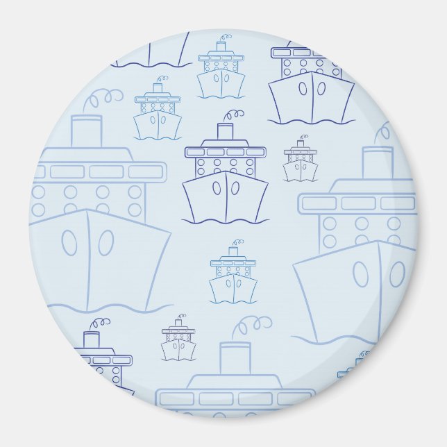 Cruise ship magnet (Front)