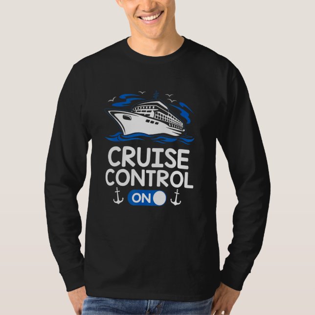 Cruise Ship Mode On Summer Beach Vacation Family T-Shirt (Front)