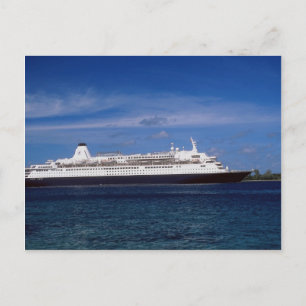 Cruise ship, Nassau, Bahamas Postcard