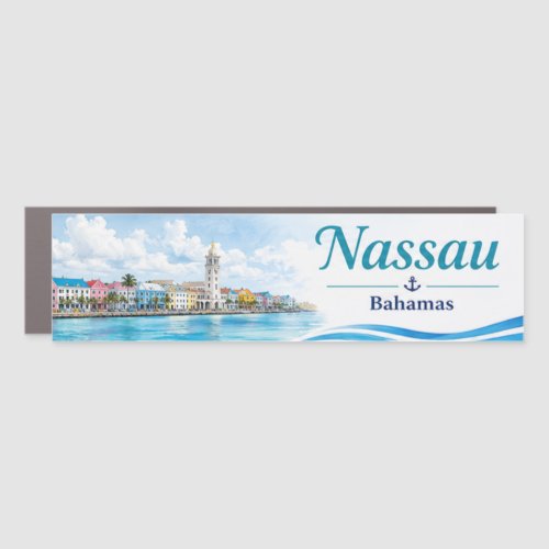Cruise Ship Nassau Bahamas Stateroom Door Magnet