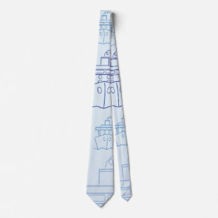 Cruise ship neck tie