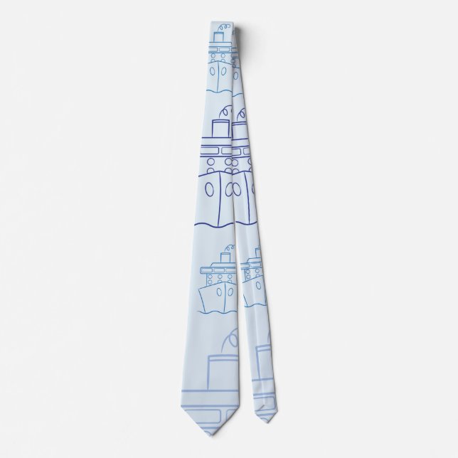 Cruise ship neck tie (Front)
