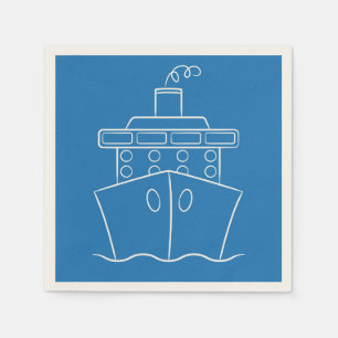 Cruise ship paper napkins