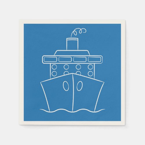 Cruise ship paper napkins