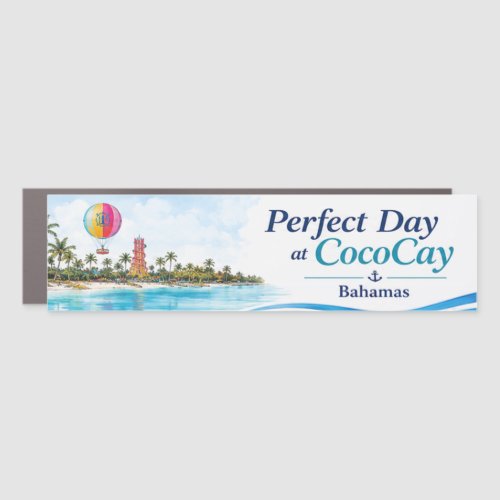 Cruise Ship Perfect Coco Cay Stateroom Door Magnet