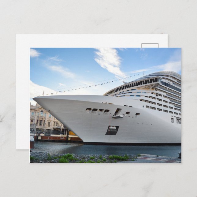 cruise ship postcard (Front/Back)